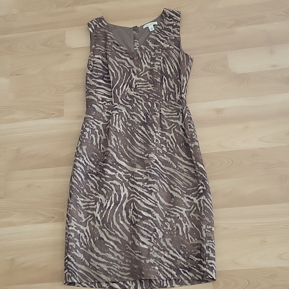 Animal Print elegant sheath dress